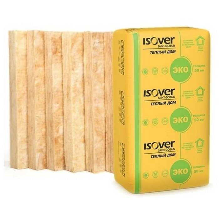 Утеплитель Isover Изовер Тёплый Дом Плита 50х610х1170 в Кузьмоловском